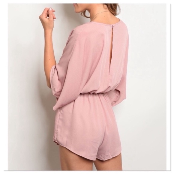 🔴SOLD🔴 Mauve Romper - Picture 3 of 3